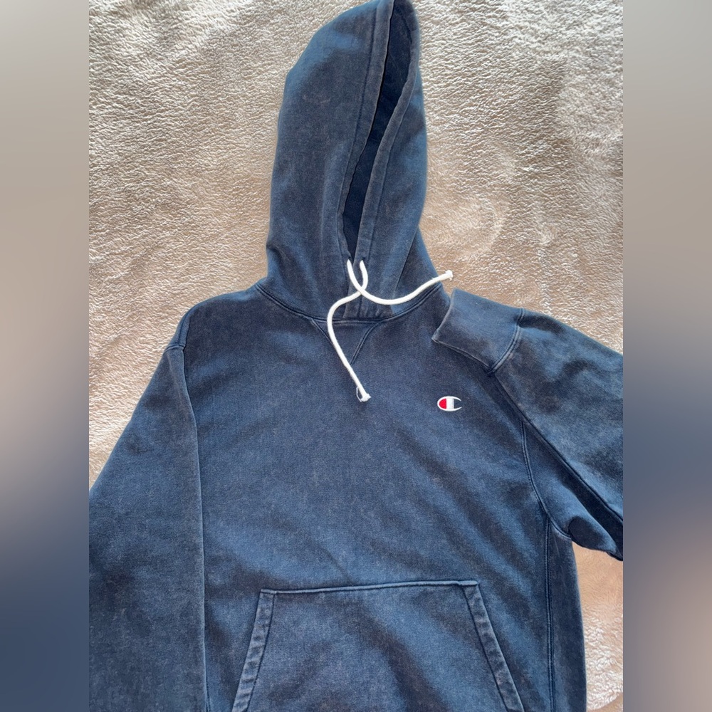 Custom Designed Champion Hoodie - Large - Reverse Weave